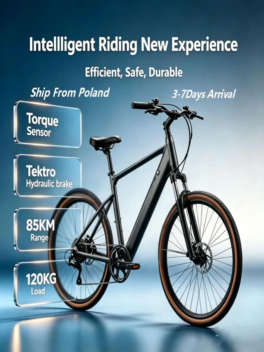 YANGOR Y700 E-Bike für Herren, 250W Motor, 25KM/H, 36V 10.4Ah herausnehmbarer Akku, 85KM Reichweite, 28-Zoll-Reifen, Elektrofahrrad mit Drehmomentsensor, City- und Straßen-E-Bike, 7-Gang-Schaltung,