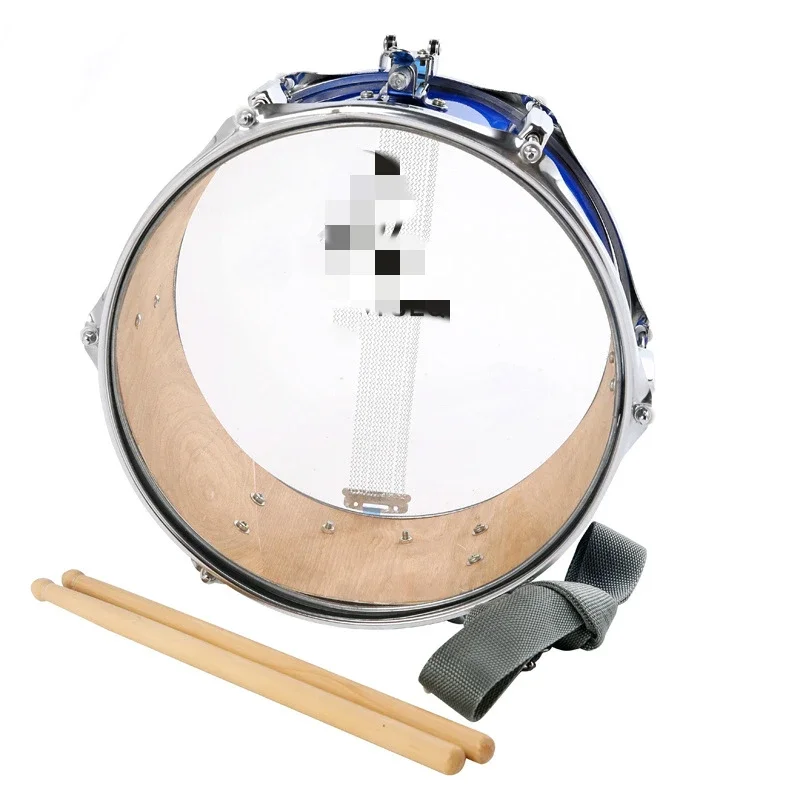 percussion instrument big drum set 12 inch blue snare drum