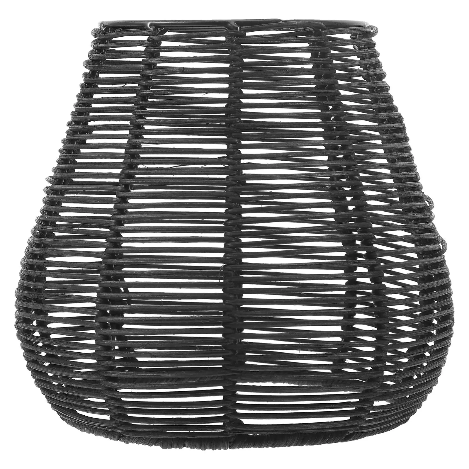 

1pcs Woven Lampshade Imitation Rattan Pendant Light Shade For Ceiling Lamp Rustic Boho Home Hotel Bar Restaurant Decor