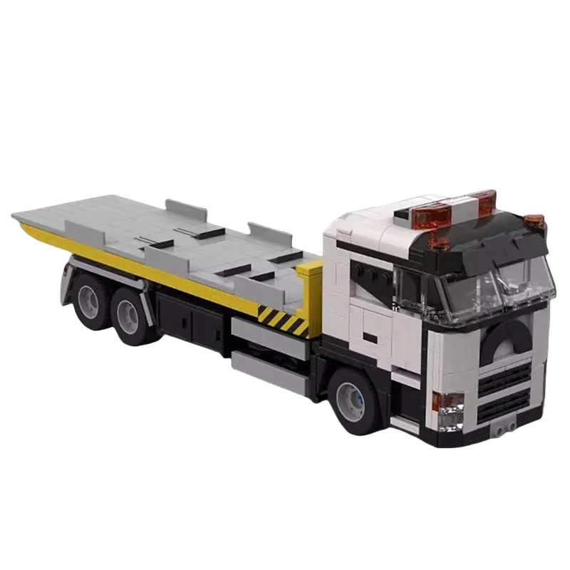 

City Breakdown Working Truck Road Trailer Building Blocks Speed Champion Off-road SUV Technique Car Creative Educational Toys