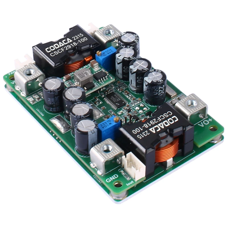 2000W50A High-power DC-DC Voltage Reduction Module RV Charging Power Supply Input 12-56V Output 2-54V