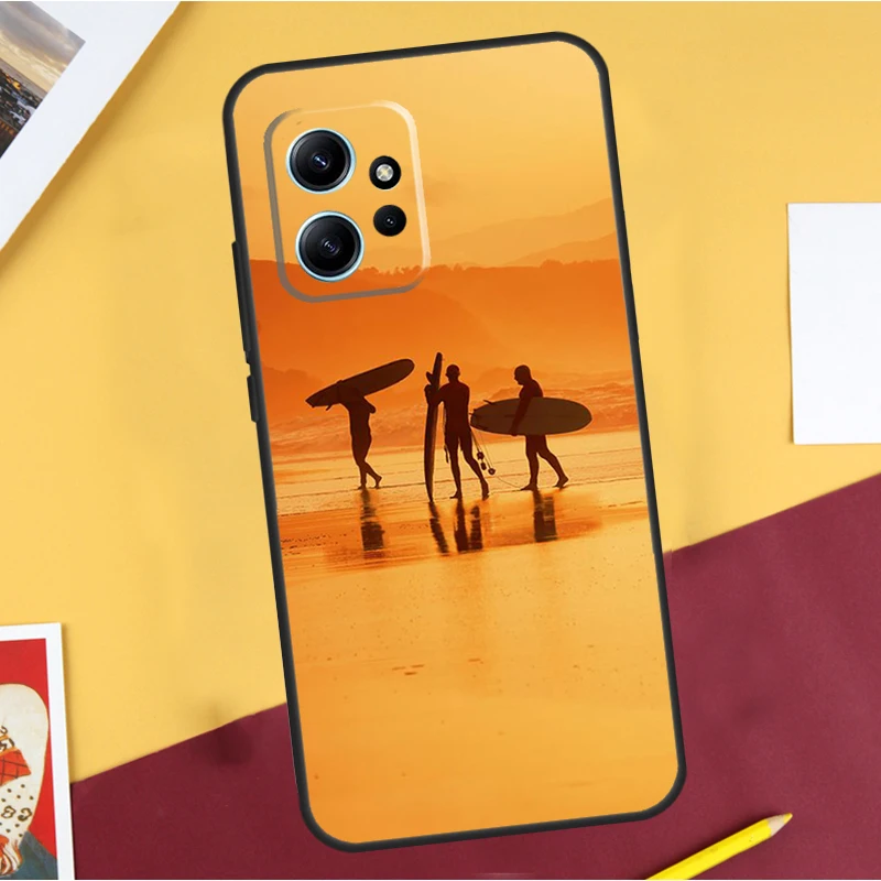 Surfer Surf Hang Loose Shak Case For Xiaomi Redmi Note 12 Pro 8 9 10 11 Pro 12S 10S 11S 9S Redmi 12C 10A 9C 10C Cover