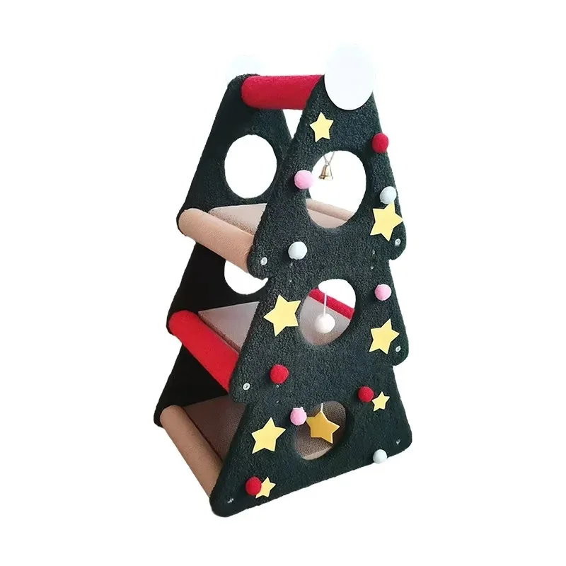 

Christmas Tree Cat Scratching Board Cat Integrated Pet Toys Sisal Scratching Post Wear-resistant