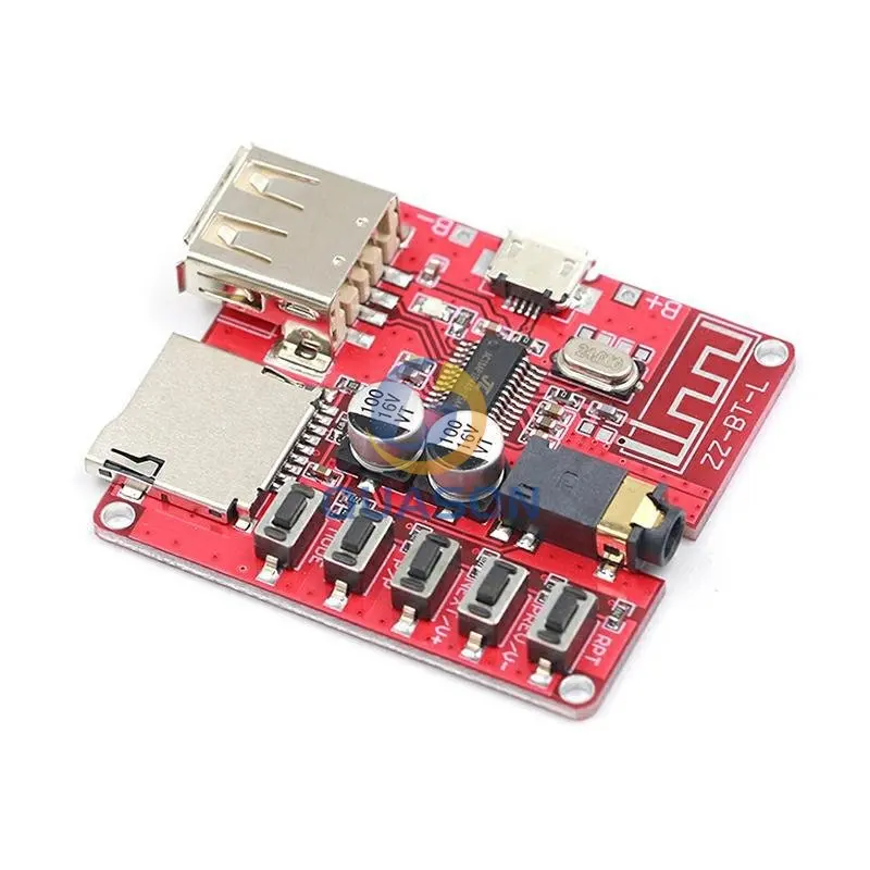 Bluetooth MP3 decoding module audio receiver board lossless car speaker amplifier modification Bluetooth 4.1 circuit DIY