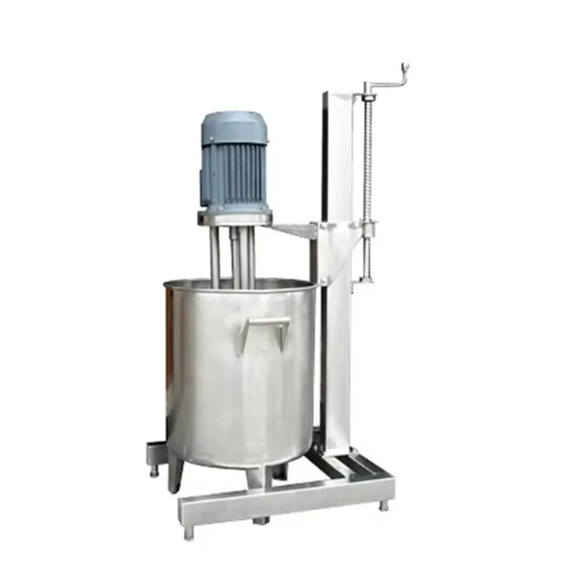 Cosmetic Hydraulic Lifting Emulsifier Homogenizer High Shear Mixer Dry Shampoo Form hine