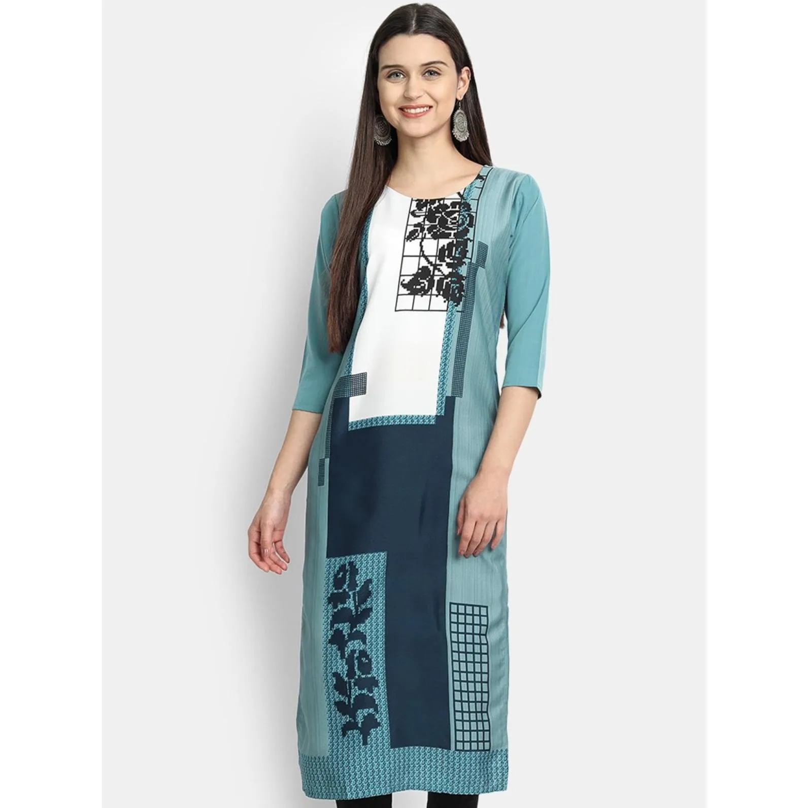 مسلم كورت موضة عادية شق تنحنح مستقيم أنبوب عادية العرقية الطاووس عباية المرأة Abito Donna Musulmana الفتيات فستان الصلاة #6