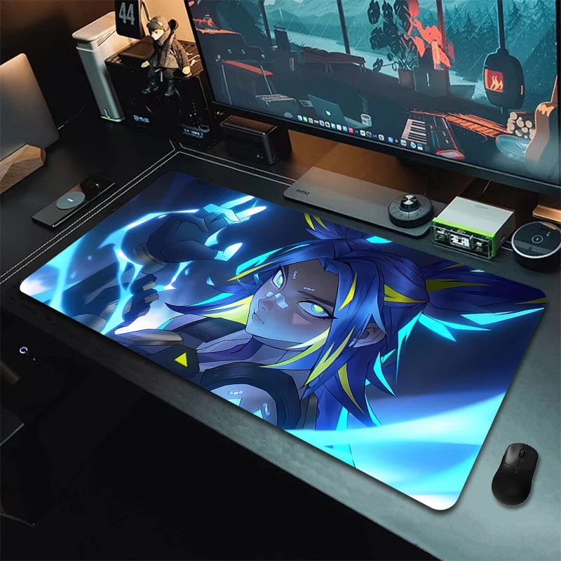 

Gamer Mouse Pad XXL Large Non-Slip Computer Mousepad Valorant Gaming Mouse Mat 90x40cm Locking Edge Desk Mat Rubber Keyboard Pad