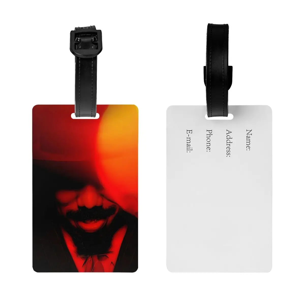 Action Horror Movie Sinners Luggage Tag Suitcase Baggage Privacy Cover ID Label