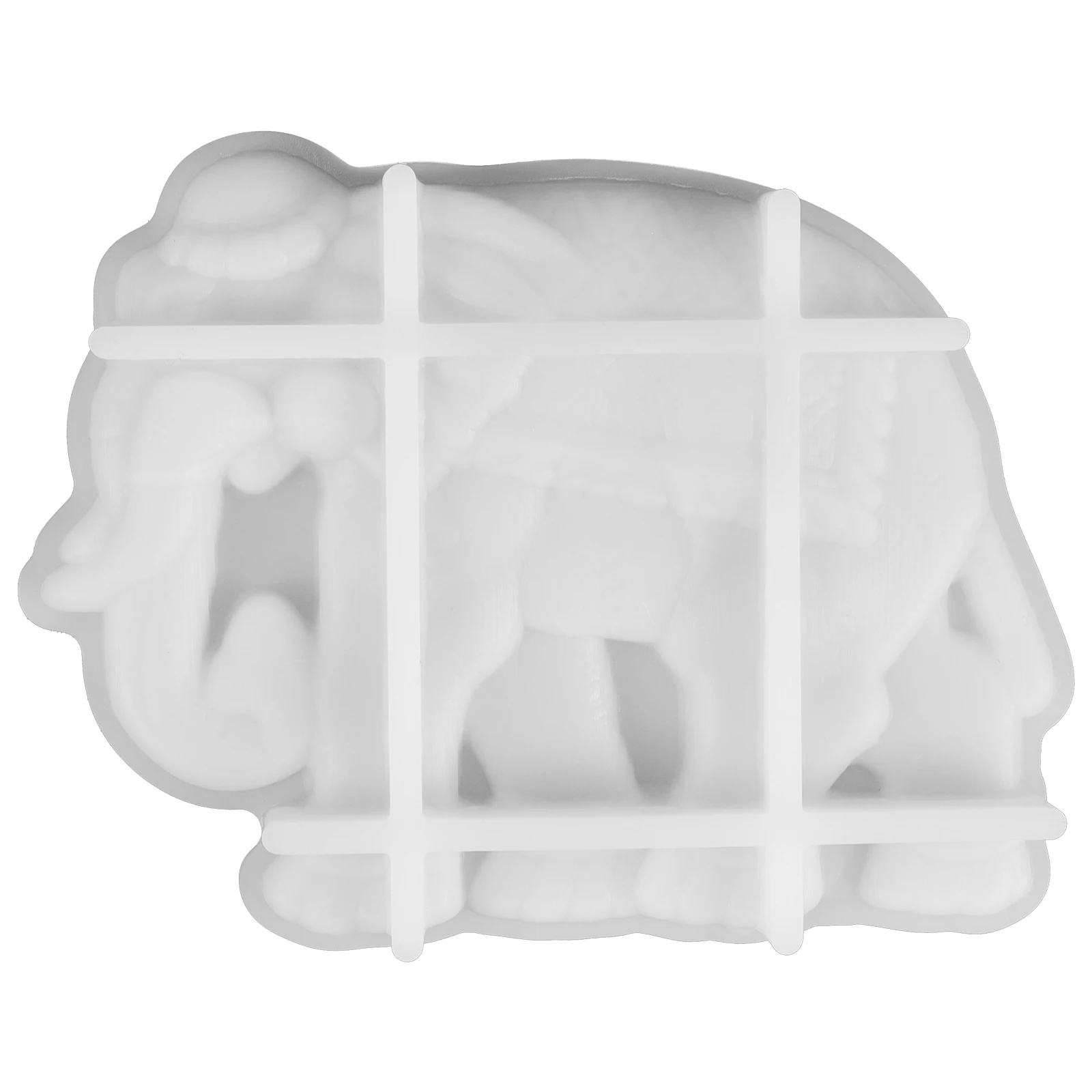 

Elephant Pendant Mold Casting Wall Decor Resin Decoration Decorative Flexible Silica Gel Silicone Animal Molds