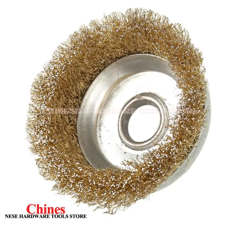 Accessoires de meuleuse d'angle, bol de roue métallique, brosse métallique, disque de meulage antirouille adapté au nettoyage des métaux