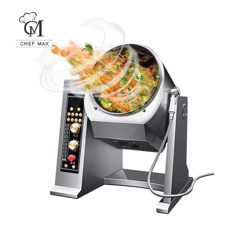 Industrial Restaurant Kitchen Stir Fryer Fried Rice Smart Electric Commercial Automatic Multifunctional Cooking Robot Machine