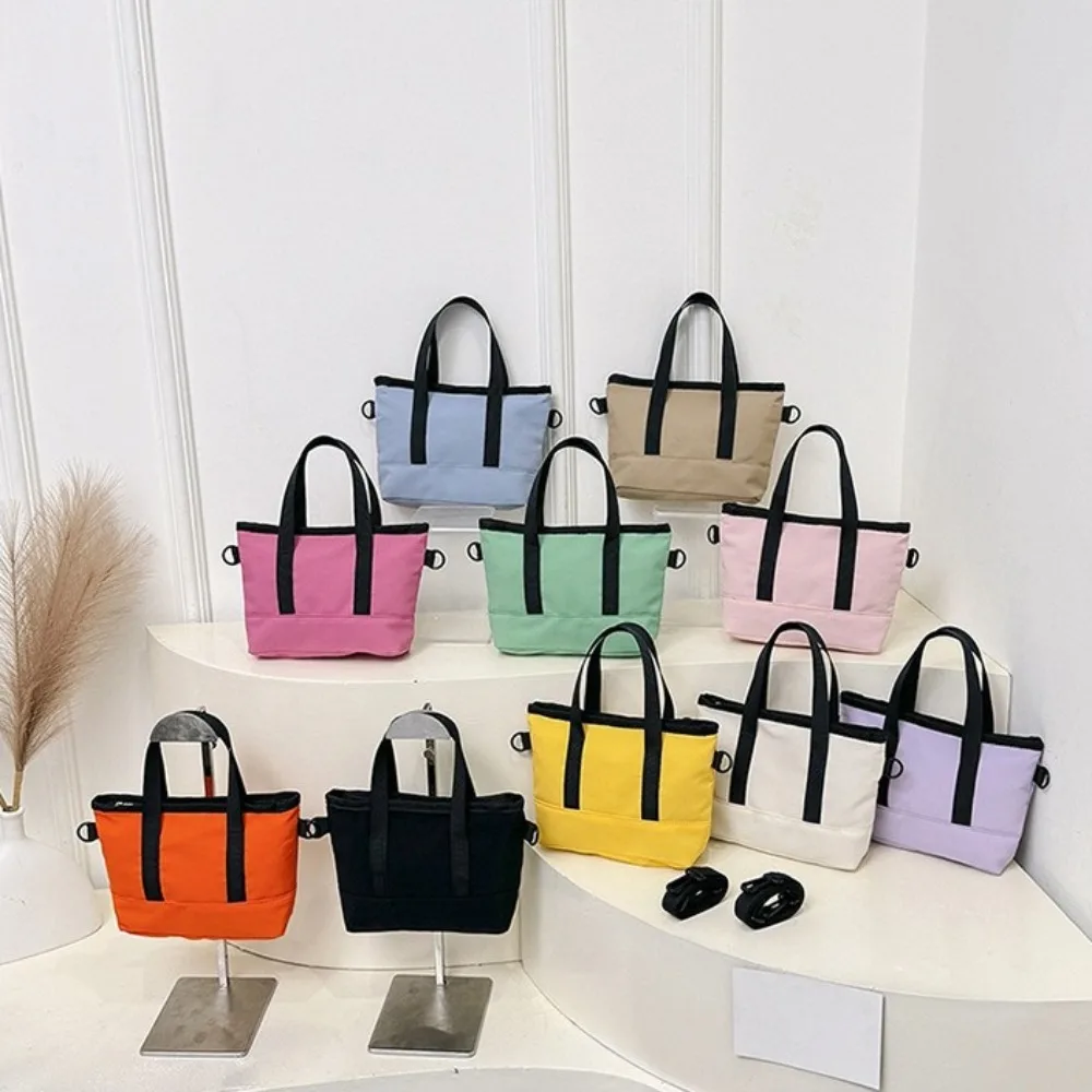 

Casual Nylon Crossbody Bag Quick-dry Solid Color Mobile Phone Pack Lightweight Large Capacity Travel Handbag