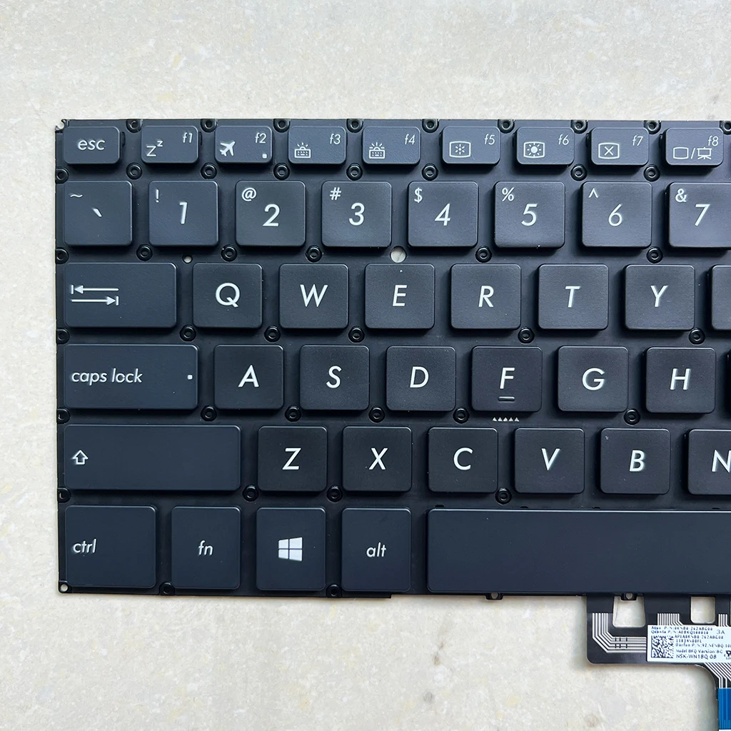 Imagem -03 - Teclado Retroiluminado para Asus Zenbook Eua Ux461u Ux461un Ux461ua Ux461f Ux461fn Ux461fa Nsk-wn1bq