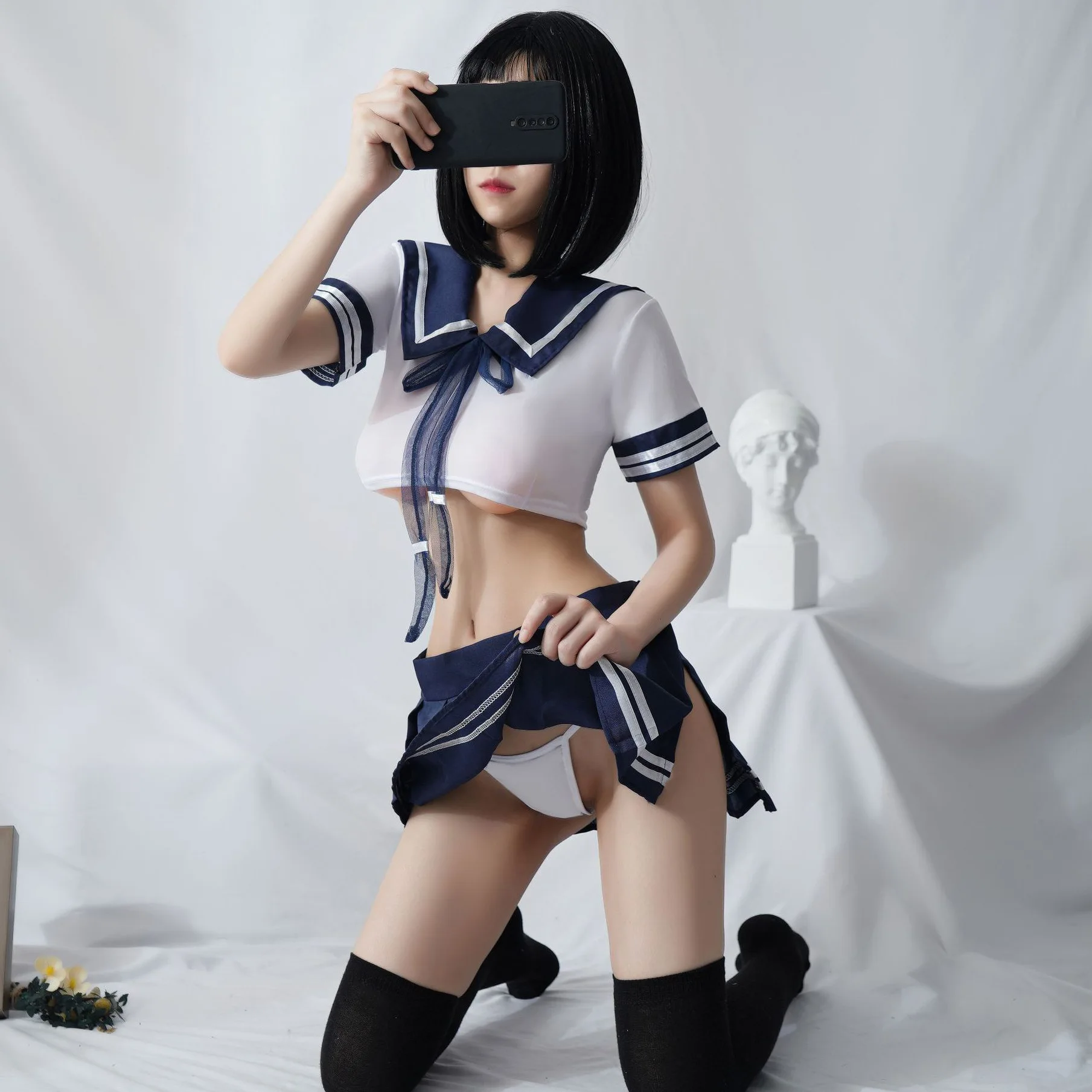 Erotic Lingerie Babydoll Role Costume Women\'s Sexy Cosplay Nurse Student Uniform SchoolGirl Erotic Maid Costume Mini Skirt Dress