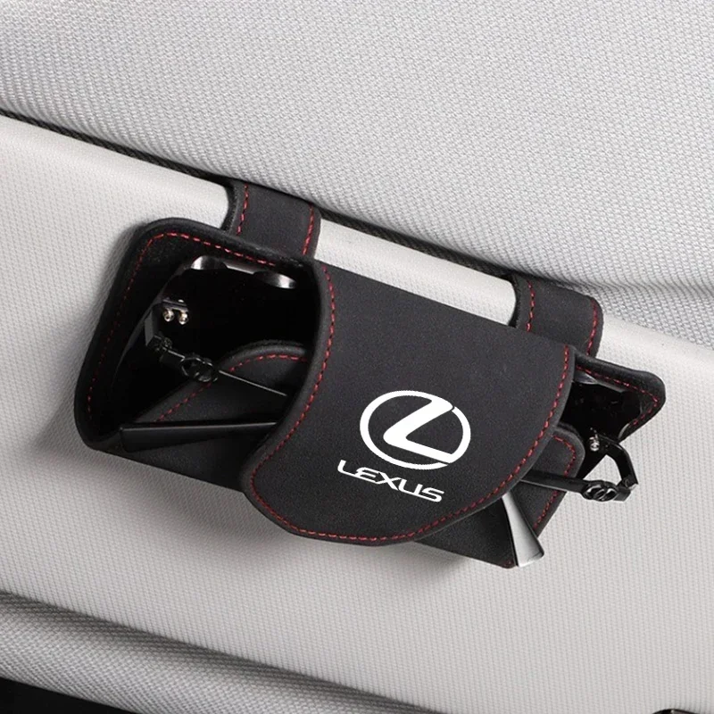 Car Styling Glasses Case Sunglasses Storage Box Eyeglass Clip For Lexus Fsport GX470 RX330 IS250 LX570 LX600 Ct200h RX350 IS300h