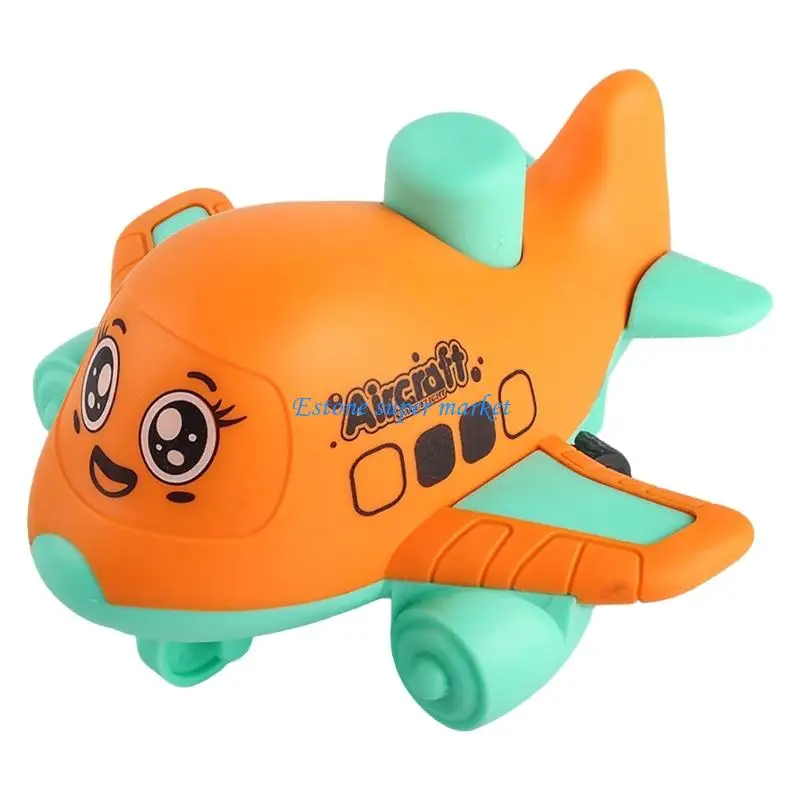 

090B Push and Run Aircraft Toy Safe Plastic Car Toy For Child Coordination Training