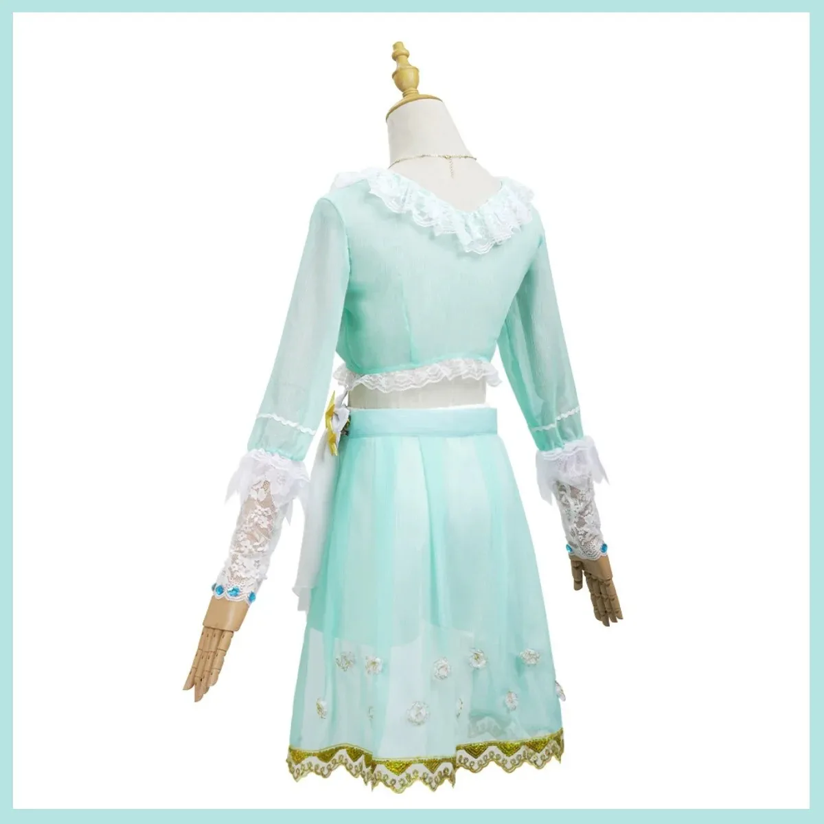 Juego Identity V Demi Bourbon Barmaid disfraz de Cosplay sal marina sintonización especial Bikini Sexy día de verano traje de baño peluca mujer traje de playa