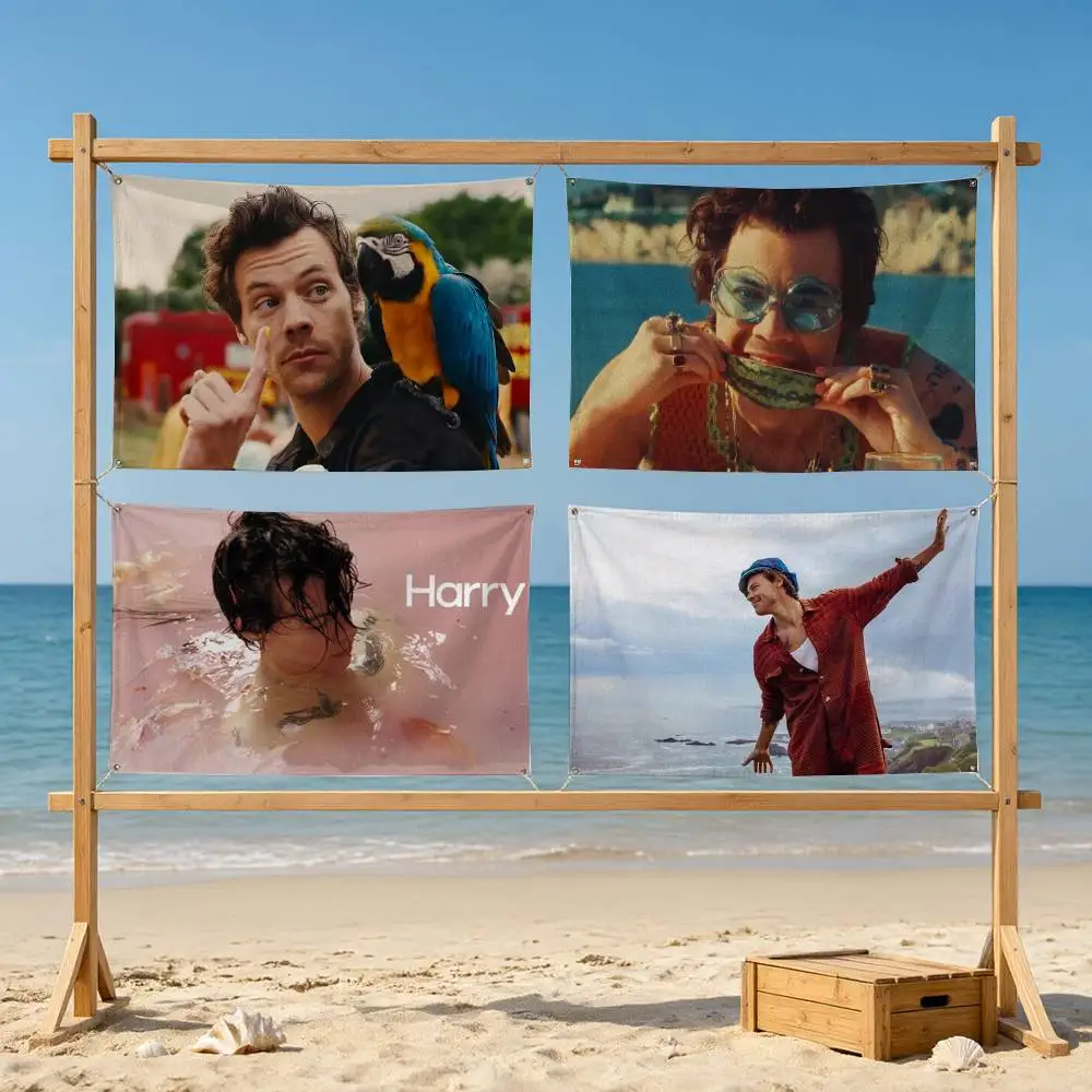 HaRRy Music Styles  Flag Suitable For Party Club Outdoor Interior Wall Decoration Banner Fans Gift