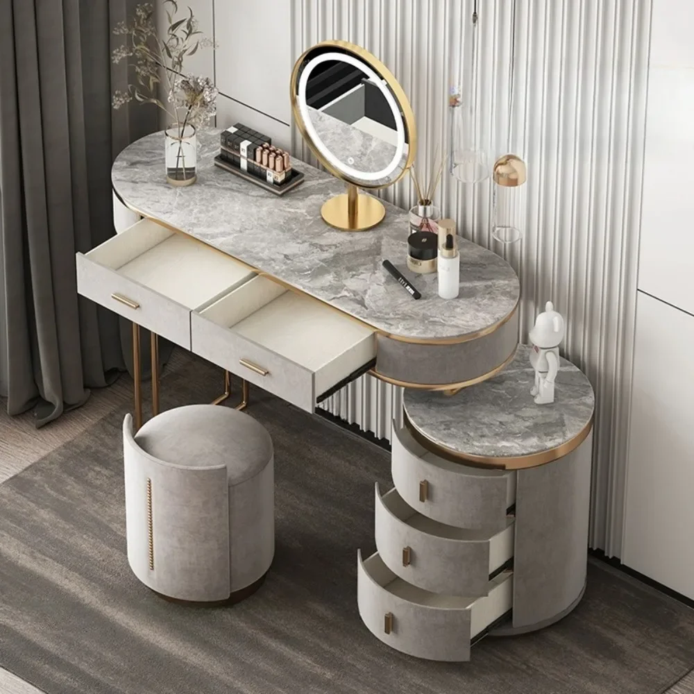 

Handles Mirrors Dressing Table Luxury Bedroom Modern Organizer Dressing Table Jewelry Corner Tavolo Da Trucco Home Furniture