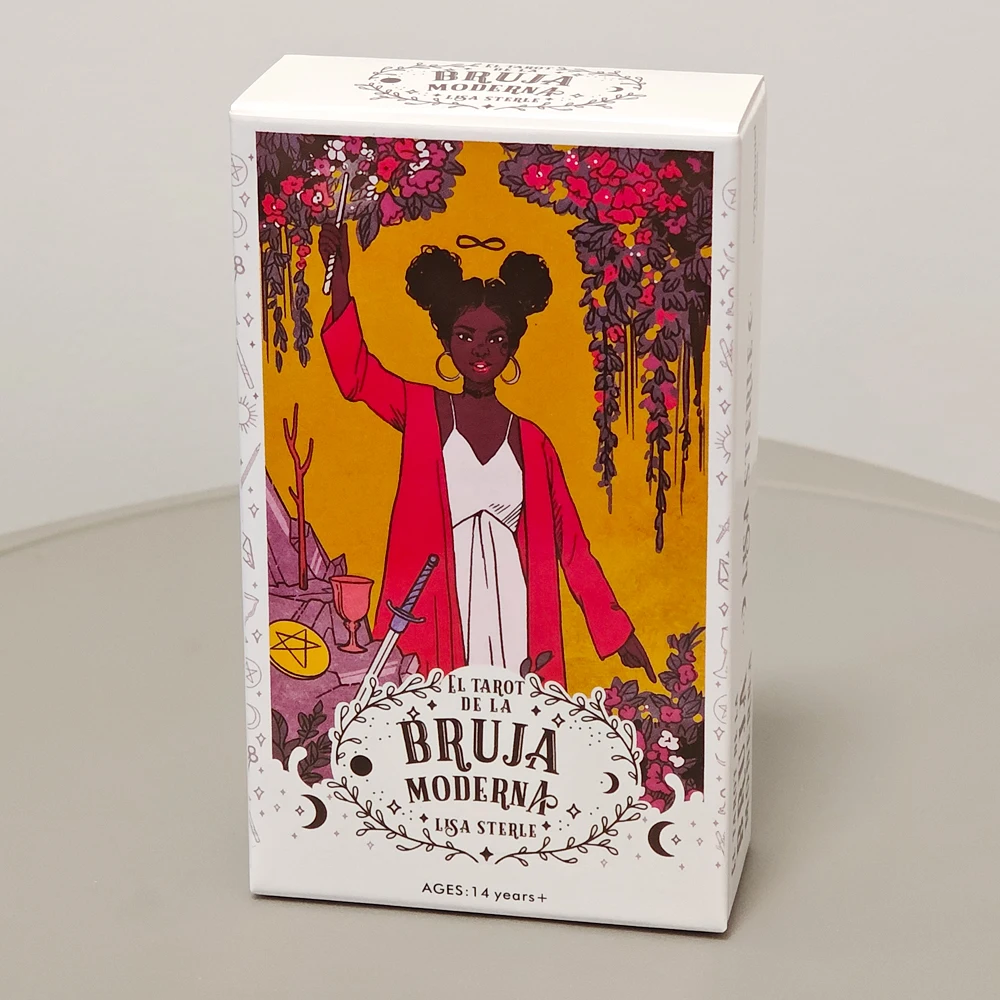 

Modern Witch Tarot Deck in Spanish Language 10.3*6cm 78 Pcs Tarot Cards Combine with Diverse Bodies, Up-to-the-minute Fashion