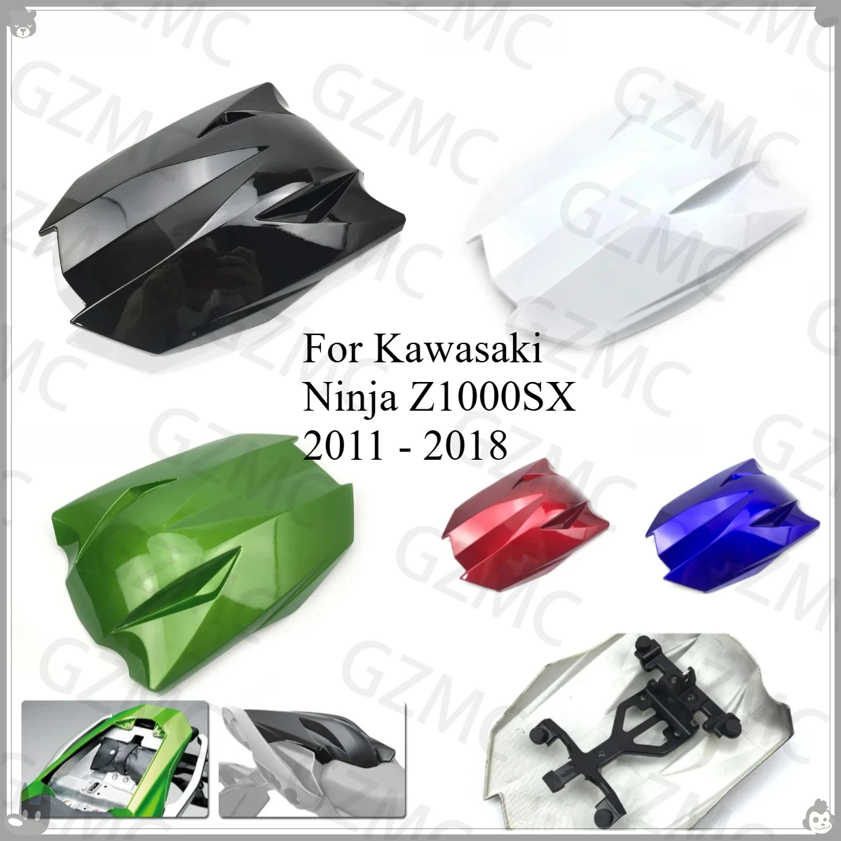 

Чехол на заднее сиденье для Kawasaki Ninja Z1000SX 2011-2018, чехол на заднее сиденье, обтекатель Solo Cafe Racer, Z1000 SX 2017 2016