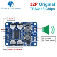 1/5PCS DC 12V-24V TPA3118 60W Mono Digital Audio Power Amplifier Board Amp Module 32P chip original chip