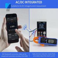 A55F-Owon CM2100 20000 Counts Digital Multimeter Mini Bluetooth Clamp Meter Voltmeter Ammeter 100A 600V AC/DC HZ NCV VFC Meter 1