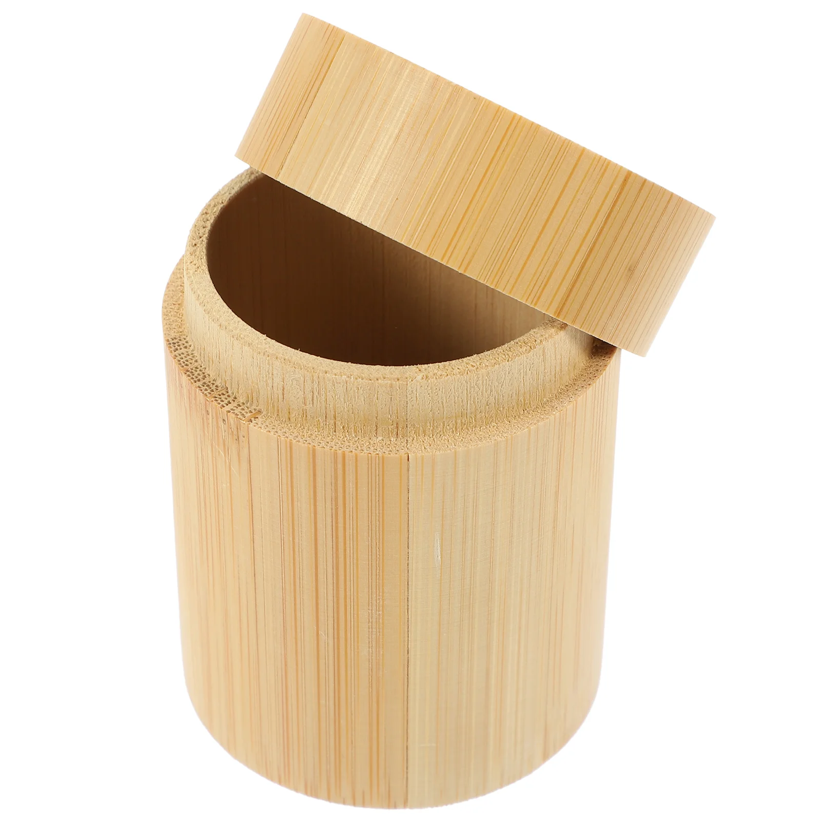 Decorate Bamboo Toothpick Holder Travel Toothpicks Wall Mount Toothbrush Cotton Swab