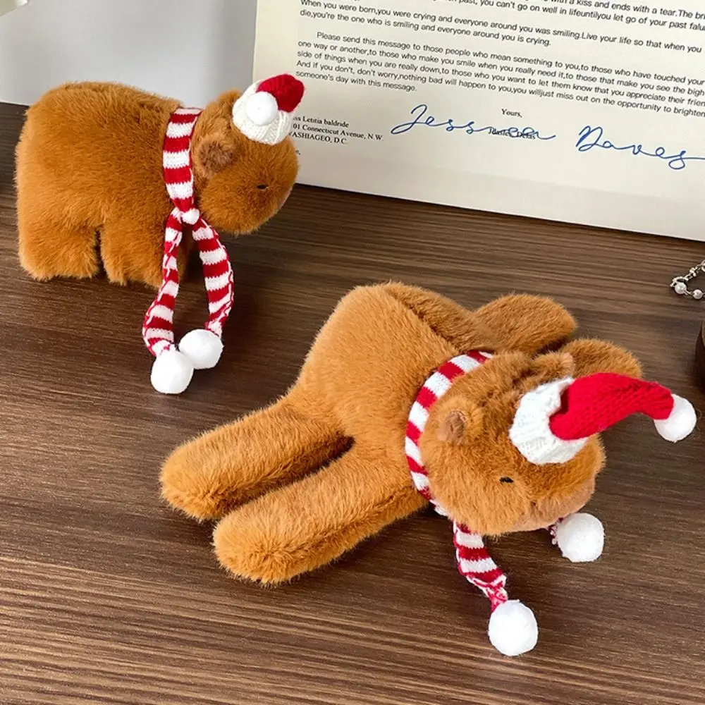 

Рождественская шляпа Капибара, плюшевый браслет, хлопок, круг, игрушка, браслет, капибара, пощечина, кукла, игрушка, пушистая, мягкая