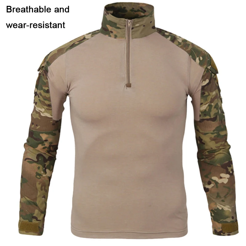 Oulylan Training Suit Tactical Uniform Clothes Suits Camouflage Hunting Shirts Pants Paintball Sets Pant Men