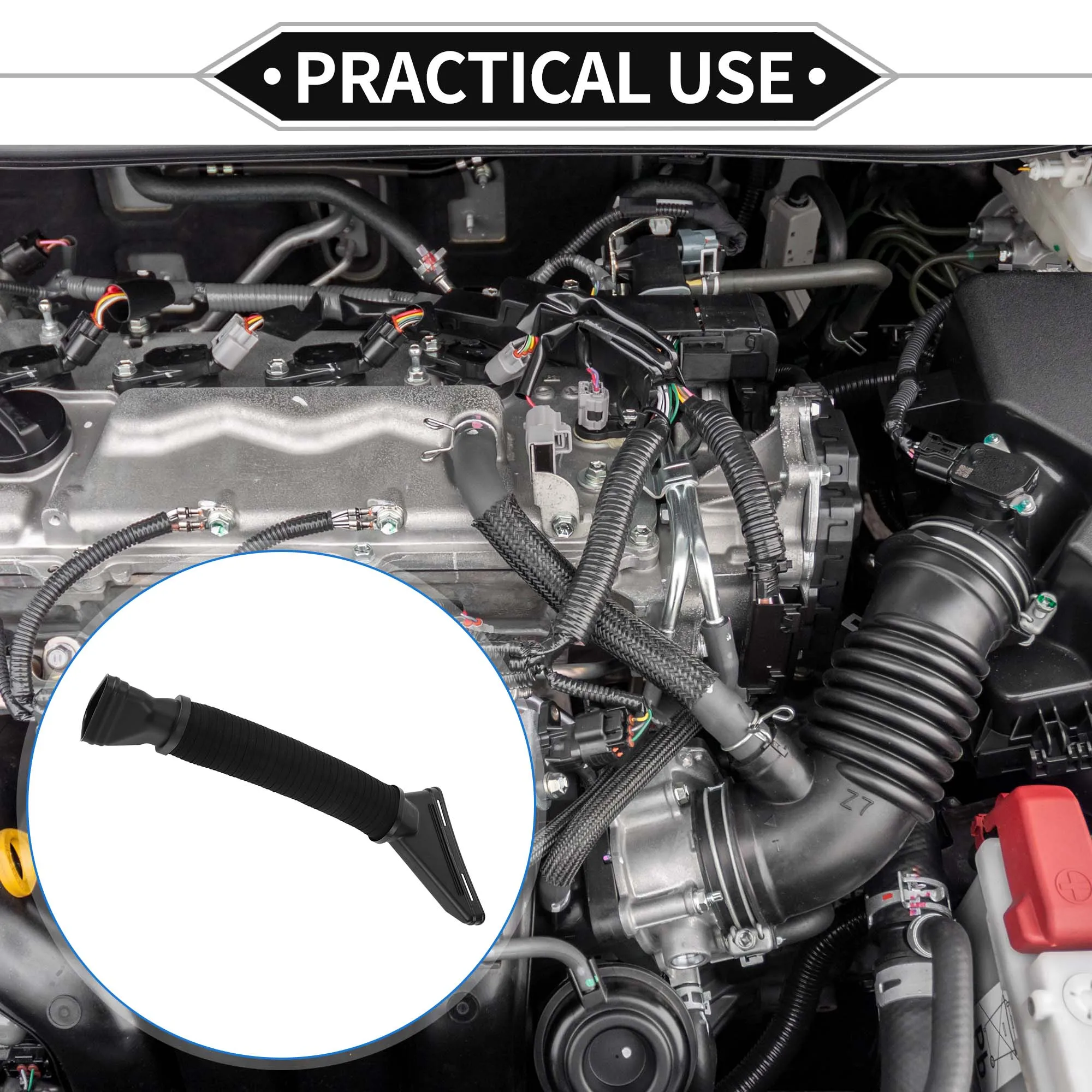 UXCELL Car Intake Hose Compatible for MERCEDES-BENZ S W222, Left Side Air Intake Hose Black No.A6420947797