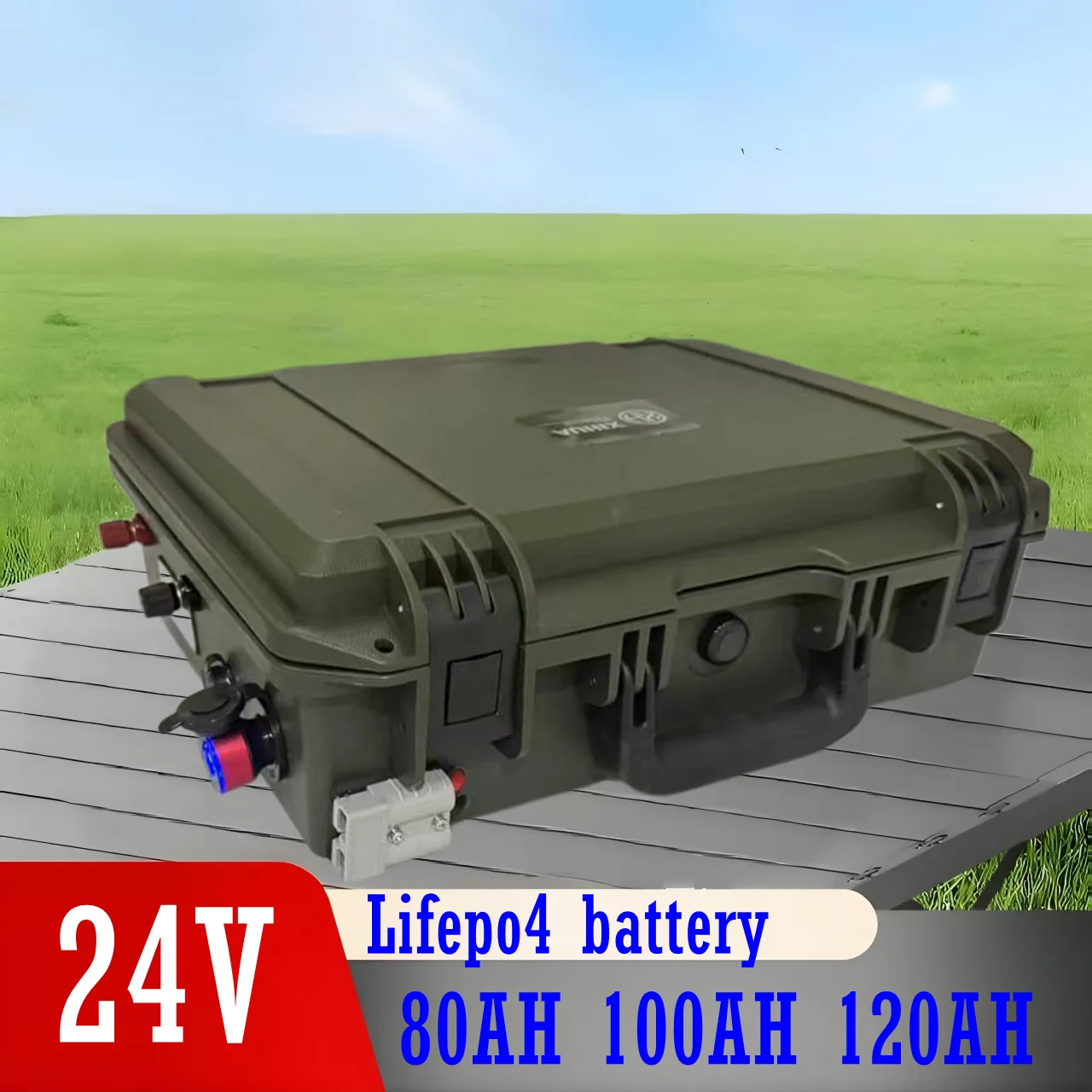 

TSW24v80AH100AH120AH LiFePO4 Battery BMS 2000W for RV AGV Air Conditioner Heater Solar Energy Storage Camping Equipment