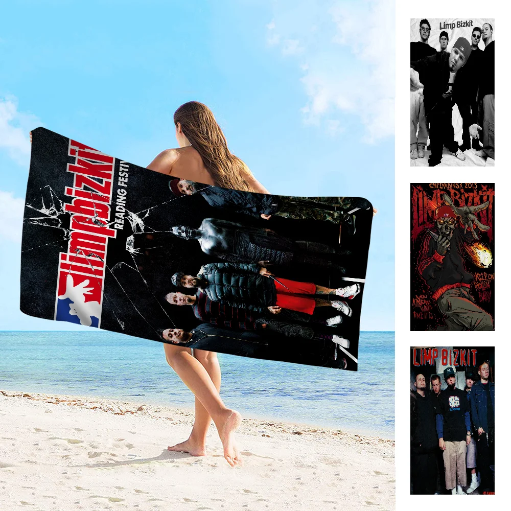 

Limp Bizkit Band Microfiber Beach Towel Absorbent Quick dry Soft Yoga Swimming Resort Mountain Climbing Towel