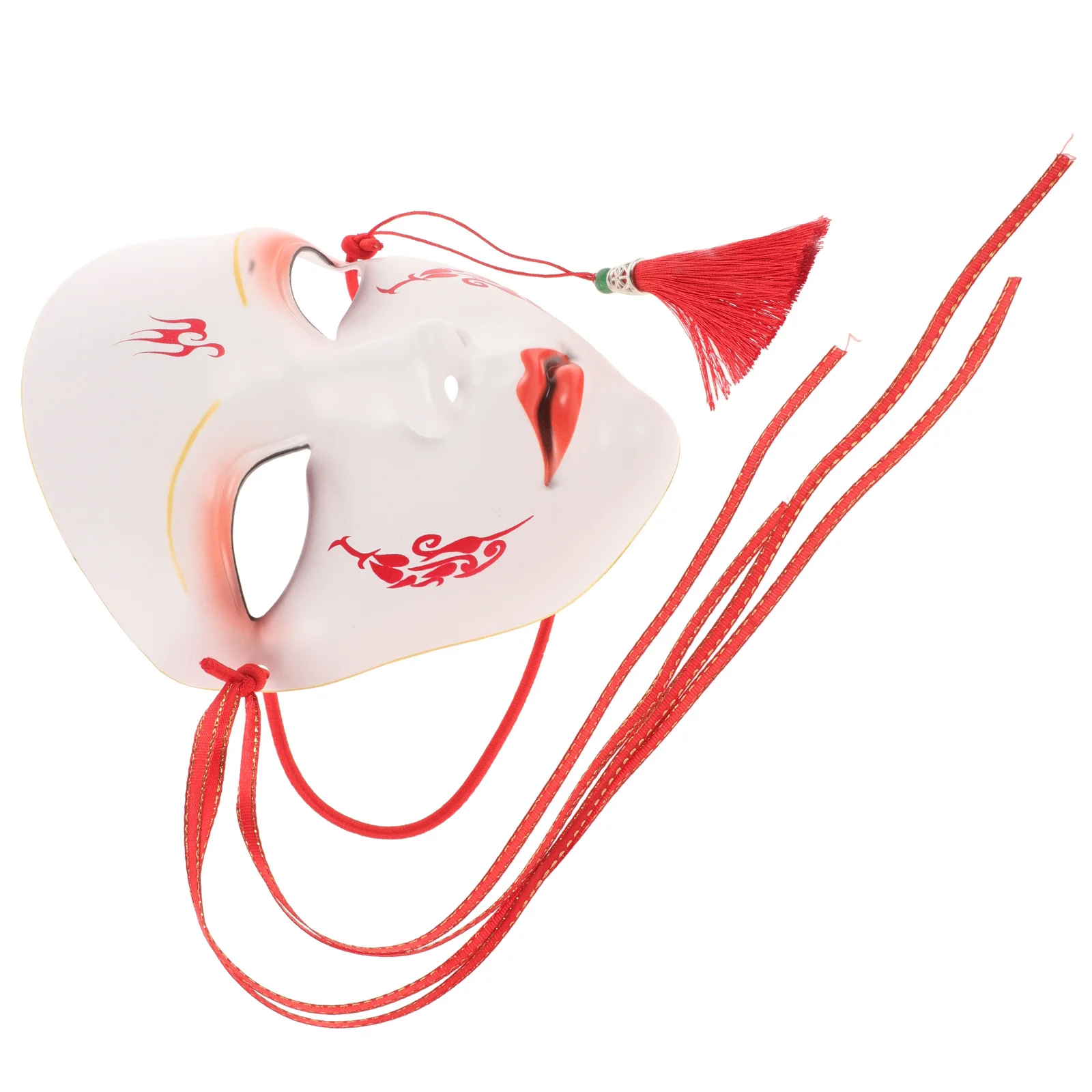 

Elegant Beauty Cosplay Full Face Masquerade Festival Party Supply Plastic Decor Halloween Costume Accessory Tassel For Women