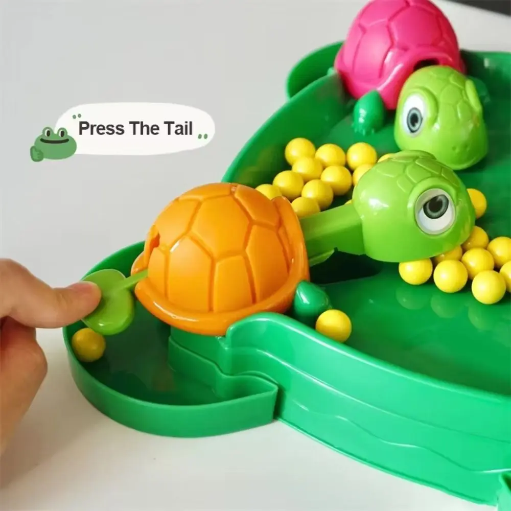 

Tabletop Game Turtles Eat Beans Board Game Portable Learning Hungry Turtle Board Game Montessori Funny Puzzle Game Interactive