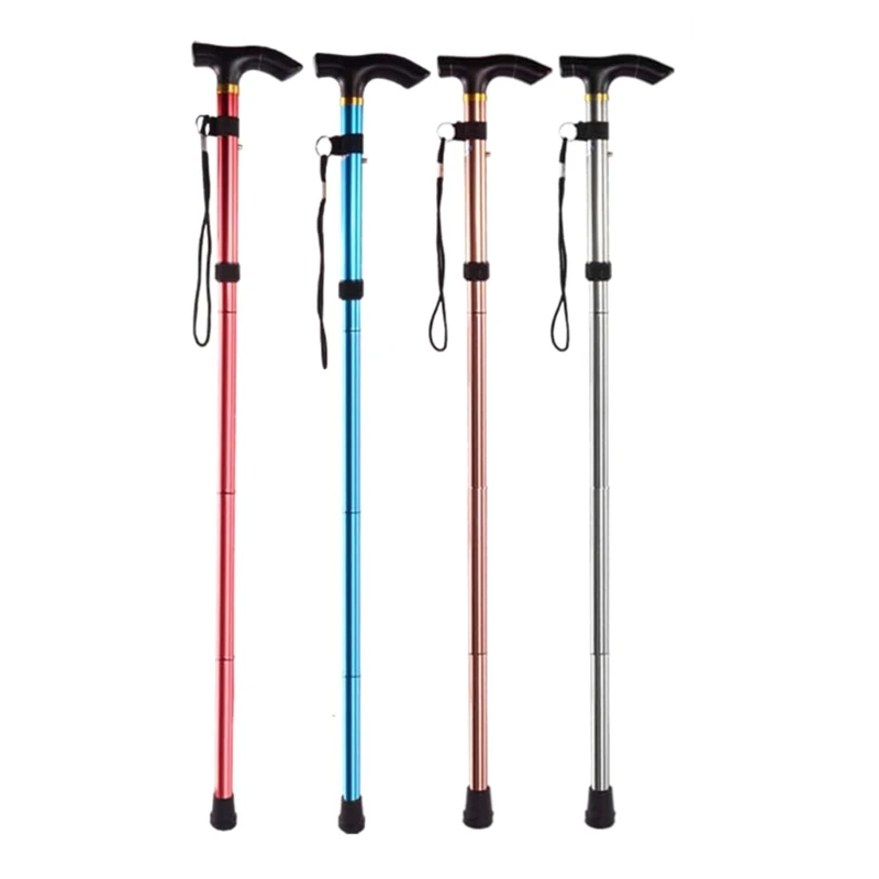 Collapsible Telescopic Folding Cane Elder Cane 5 Modes Walking Sticks Elder Crutches for Mothers Fathers