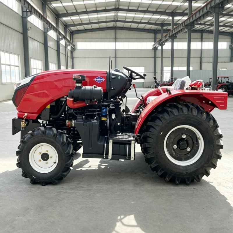 Customized Upgraded rotary tillage tractor, four-wheel high-power cultivator, high-efficiency wheeled farm ploughing machine view 6