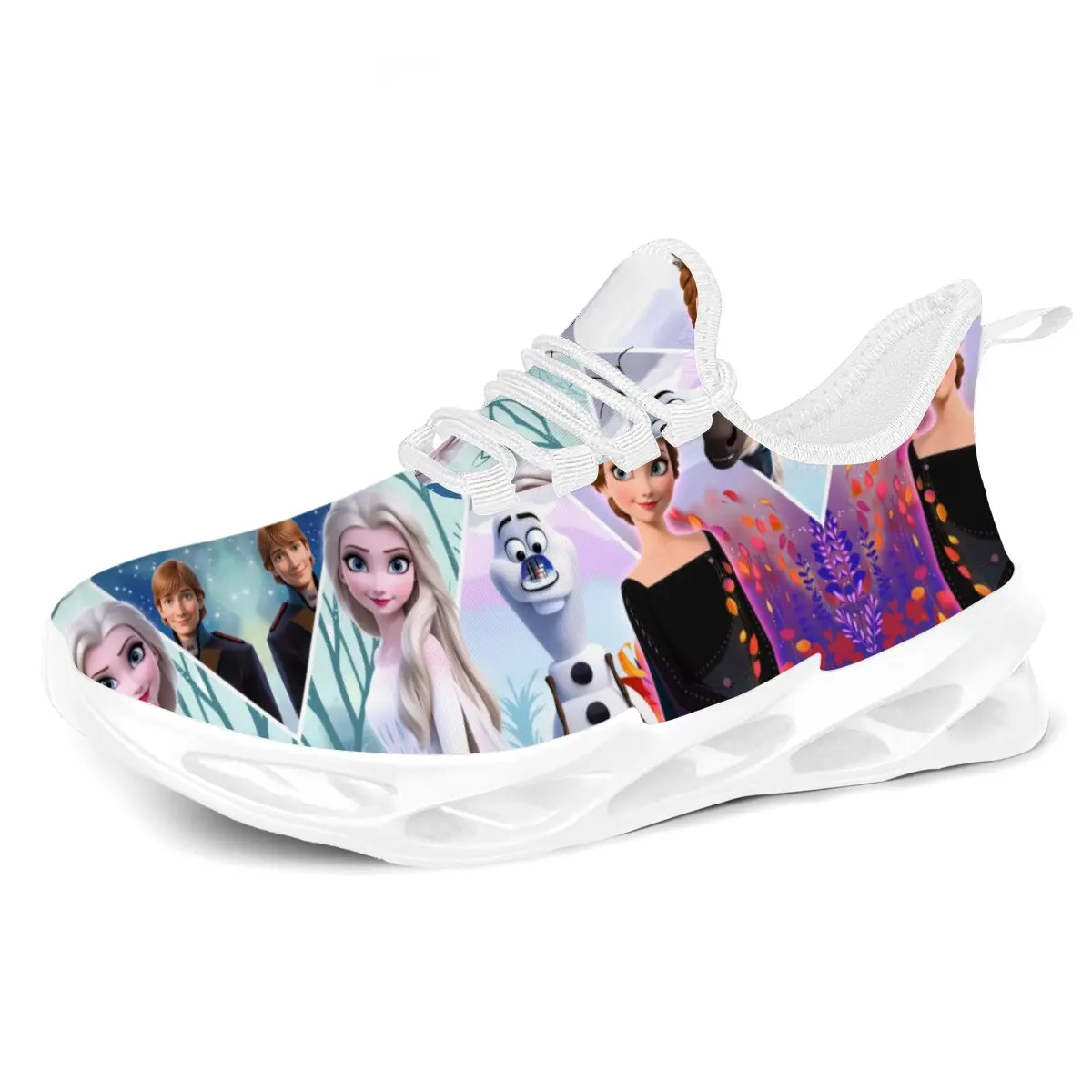 

Disney Frozen Princess Elsa Sports Running Sneakers Lightweight Soft Running Shoes Slip-on Flats Loafers Shoe Zapatos Hombre
