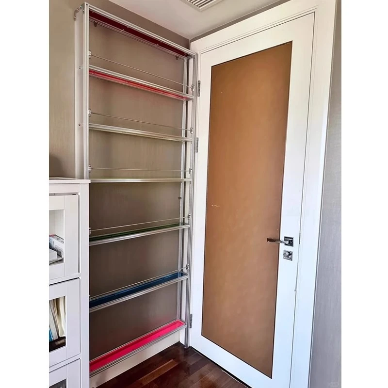 

Aluminum profile marine board bookshelf floor storage rack