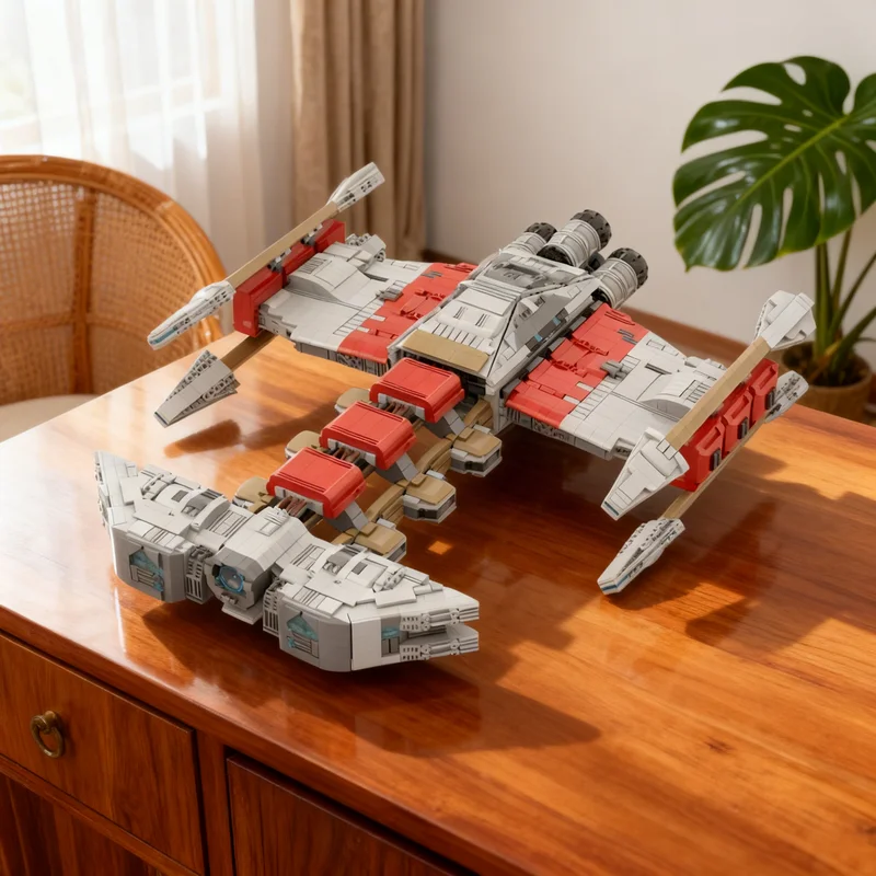 

3635pcs MOC Terran Battlecruiser Games Model Building Blocks Creative DIY Gift Display Decor Assemble Premium Adult Kids Desk