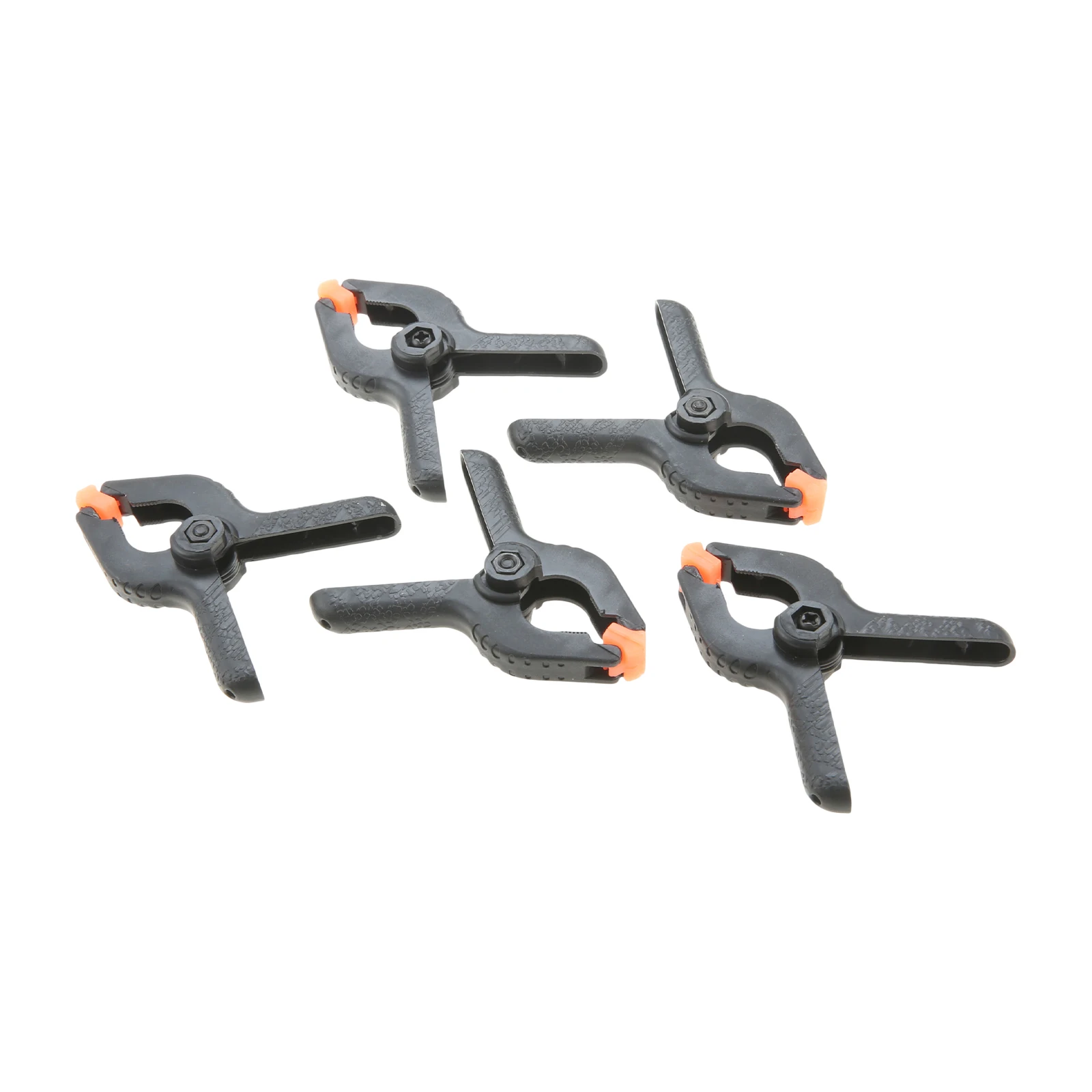 5PCS 2-Inch Plastic Spring Clamps For DIY Woodworking Tools Photo Studio Backgrounds Fixed Clip Metalworking Easy To Store