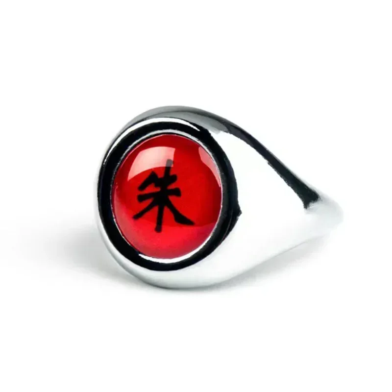 Anime Ninja  Akatsuki Itachi Uchiha Ring Cosplay Props Adjustable Man Woman Party Gift Accessories Wholesale