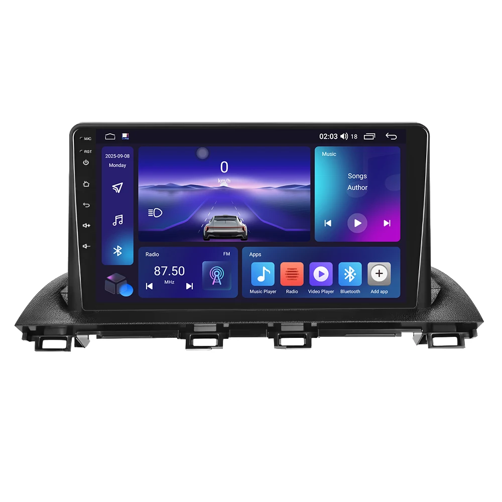 

CarPlay Car Radio For Mazda 3 Axela 2014-2019 Wireless BT Multimedia Auto Navigation 4G 7862S 8G 256G 2K QLED Screen Android 16