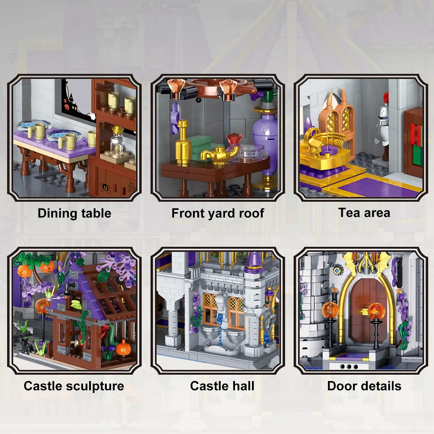 8510Pcs Magic Dream Castle Toys Houses Town Building Blocks Model Kit MOC Modular Architecture Building Set Ideas Gift for Adult