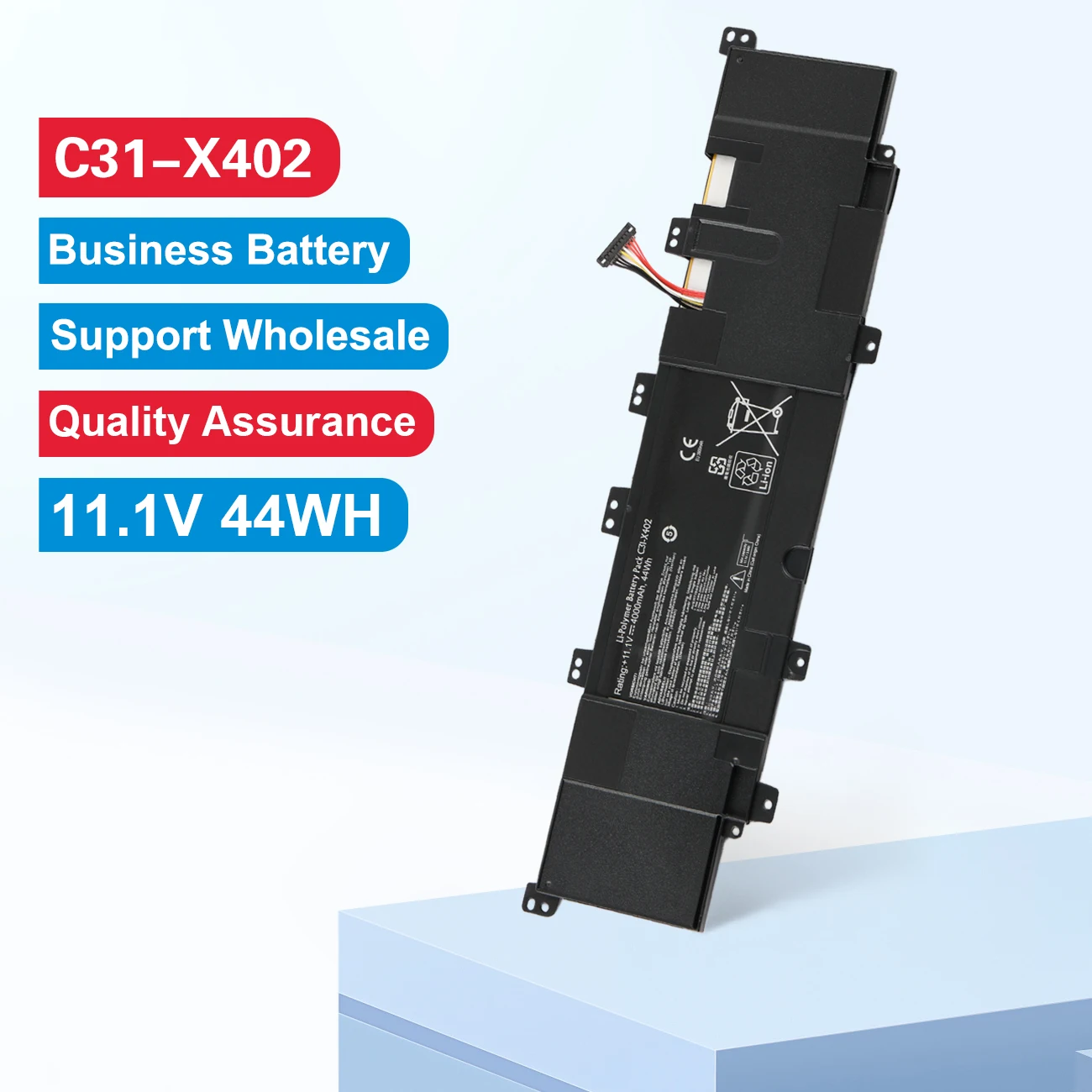 

C31-X402 Laptop Battery For ASUS VivoBook S300 S400 S300C S300CA S300E S400C S400CA S400E C31-X402 11.1V 4000mAh/44WH