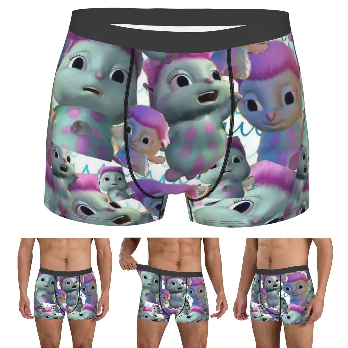 

Трусы-боксеры, шорты, трусы Bibble Fairytopia, мужское мягкое нижнее белье для Homme, мужские подарки бойфренду