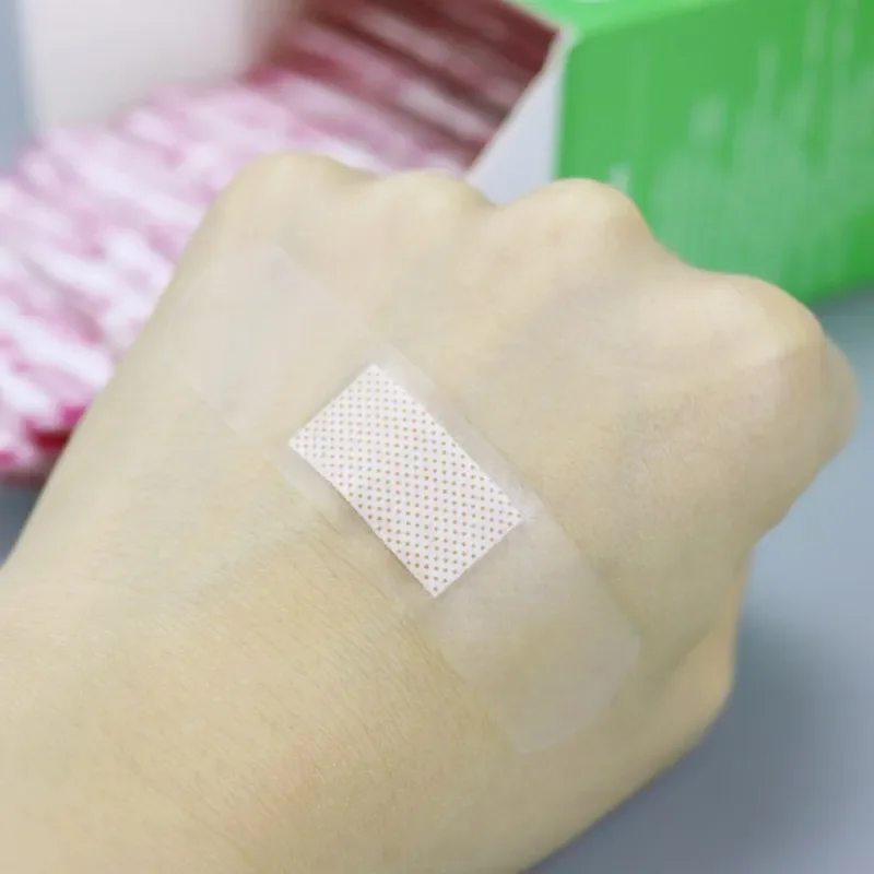 160pcs/lot  Bandage Emergency Kit Bandaid Band Aid Patches Transparent Waterproof Healing Adhesive Plasters Wound Strips