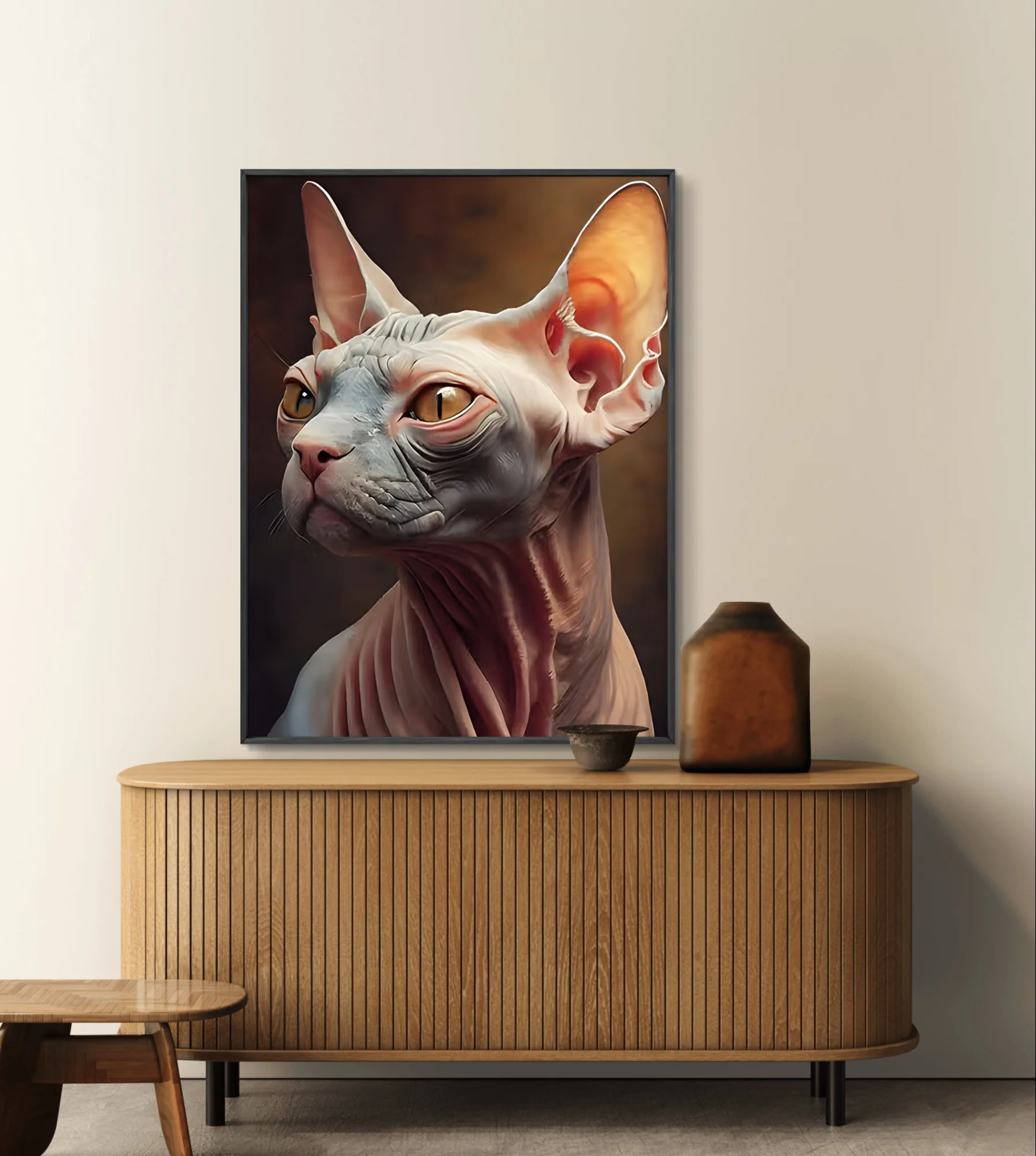 Sphynx Cat 5D Diamond Embroidery Animal Portrait DIY Diamond Painting Rhinestone Cross Stitch Full Diamond Home Wall Decor Gift