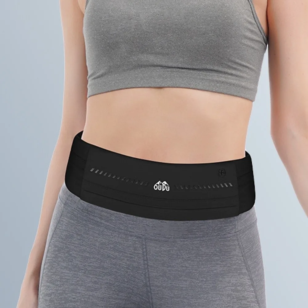 

Ultra-Thin Sport Mobile Waist Bag Close Fitting High Elastic Running Waist Bag Breathable Multifunctional Sports Phone Bag