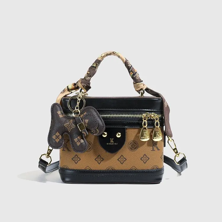 

Новая сумка-бокс 2026 года с принтом, роскошная уникальная дизайнерская сумка через плечо с регулируемым ремнем, универсальная сумка-кроссбоди для повседневного использования